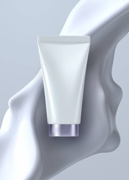 istock White cream tube isolated with creamy substance 1296128640