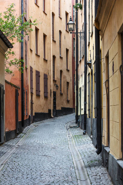 istock cobblestone pavement in the old town, Stockholm 1296128992