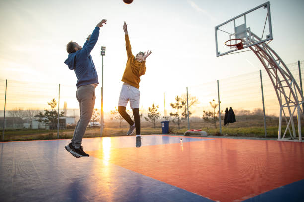 istock I'm gonna beat you this time! 1296131879