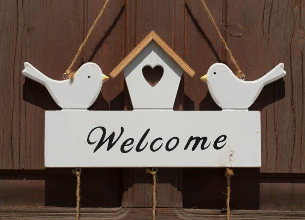 istock welcome sign at the entrance 1296132110