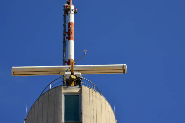 istock Coastal radar tower (VTS) at Ponta do Altar, Ferragudo, Algarve, 1296135785