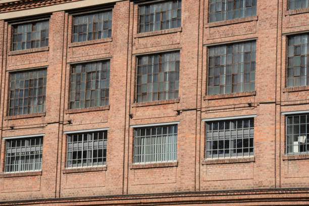 istock old industrial building, brick building 1296138993