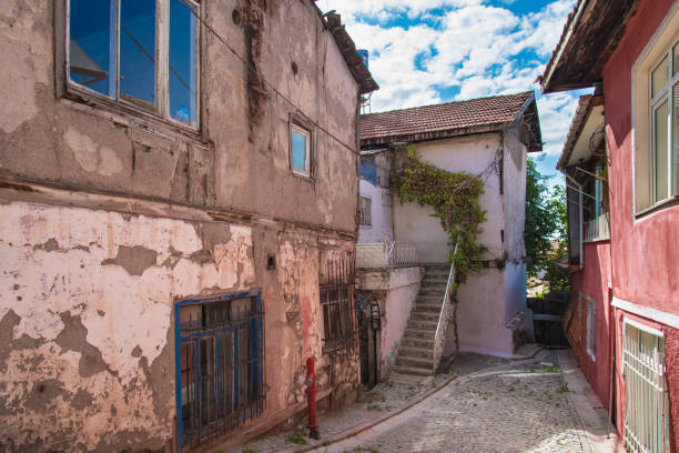 istock Old abandoned houses in Ankara 1296140163