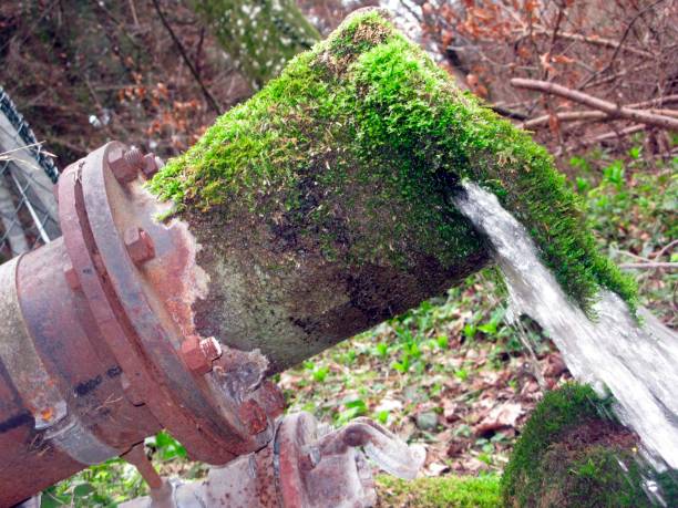 water channel and water regulation for the supply with water