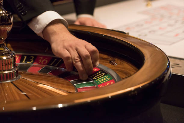 istock roulette game in a casino 1296144387