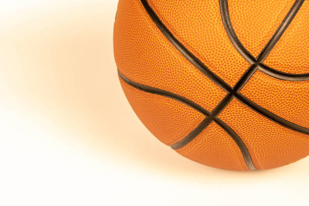 istock A basketball on a light background. Close-up. Selective focus. 1296150602