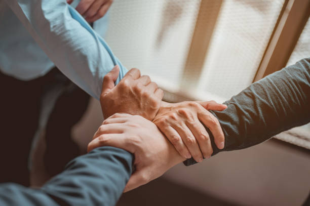 istock Coordination of hands. Bussiness, Teamwork,Success, Working, Successful Concept. 1296151243
