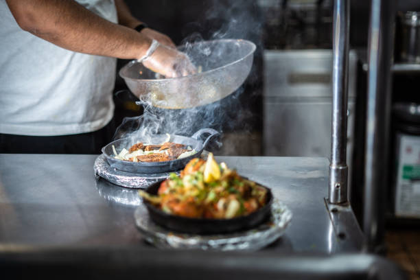 istock Indian kebab platter in hot sizzling plate 1296160770