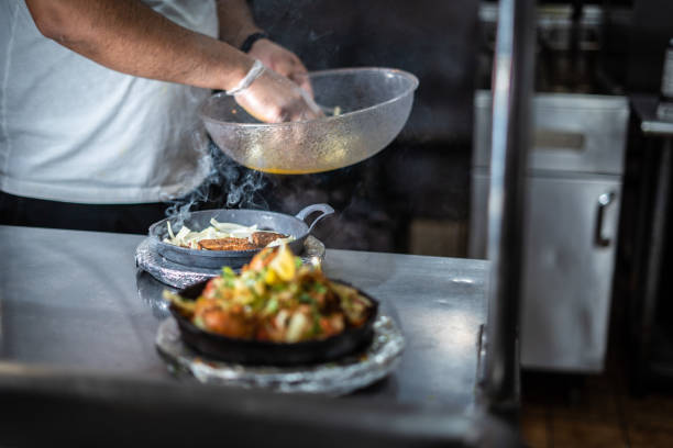 istock Indian kebab platter in hot sizzling plate 1296160867