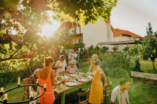 istock An outdoors family party 1296163304