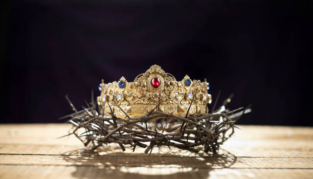 istock Crown of Thorns on Wood 1296166606