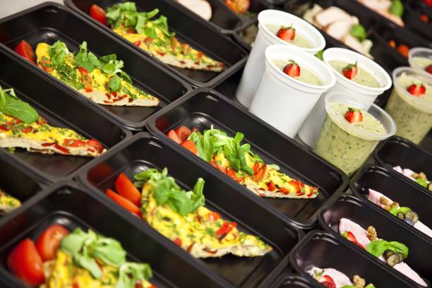 istock Healthy balanced catering food for diet 1296167198