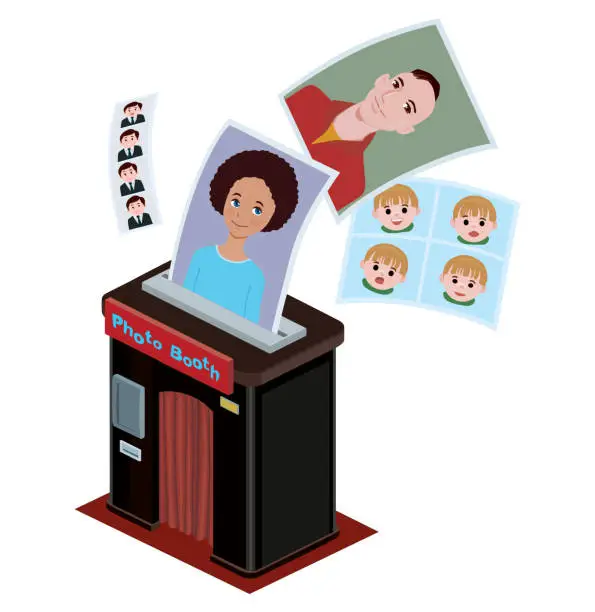Vector illustration of Photo Booth