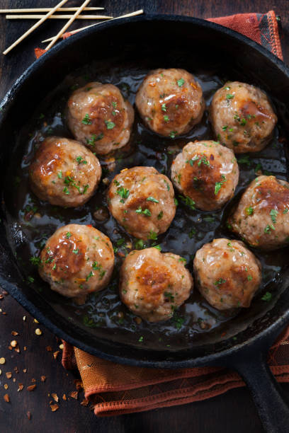 istock Sweet and Sour Chicken Meatballs 1296172401