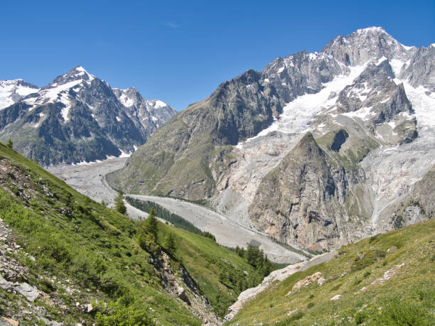 istock Mountain hike at Mont Blanc in Italy 1296176566