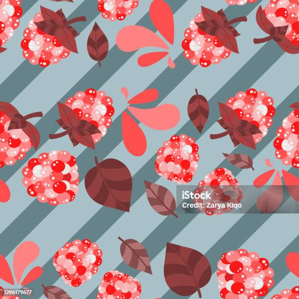 Seamless Raspberry Paint Texture Raspberry Seamless Surface Pattern Design Stock Illustration - Download ...