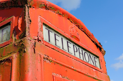 Red British/English K7 telephone box