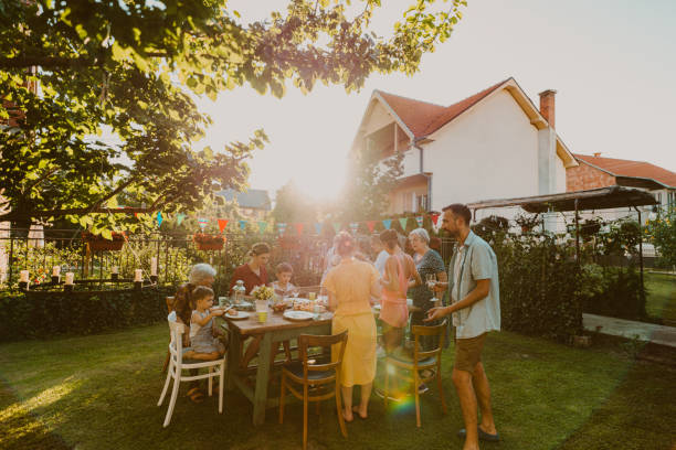 istock An outdoors family party 1296192629