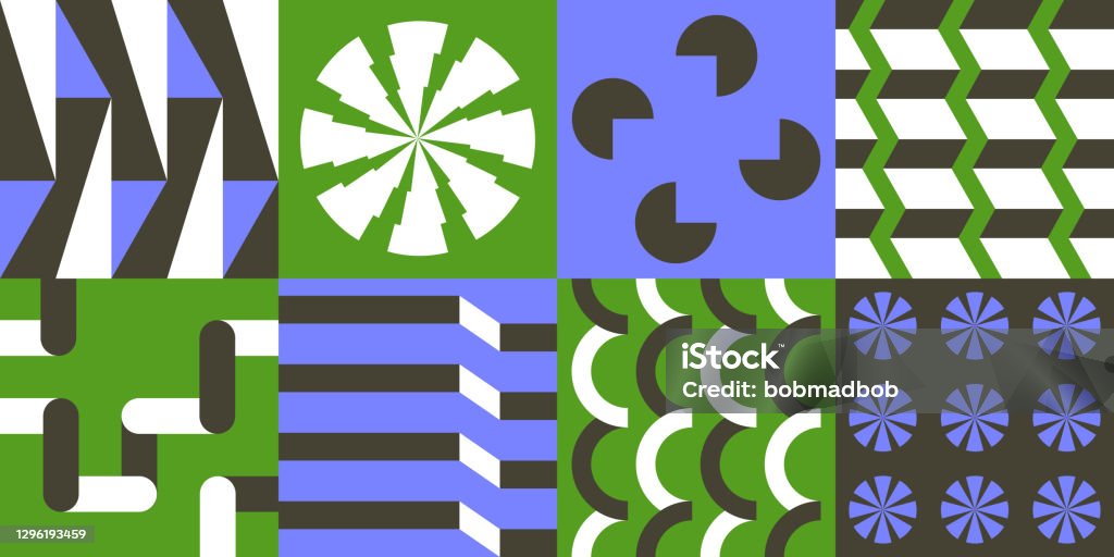 Neo Contour Pattern Neo Geometric Pattern Stock Illustration - Download Image Now - Mural ...