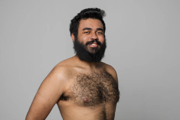 portret człowieka - chest hair zdjęcia i obrazy z banku zdjęć