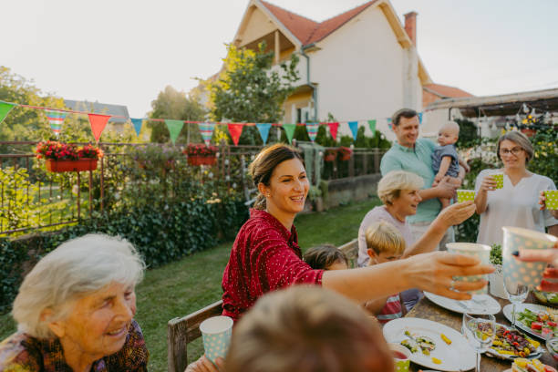 istock An outdoors family party 1296194966