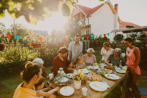 istock An outdoors family party 1296195213
