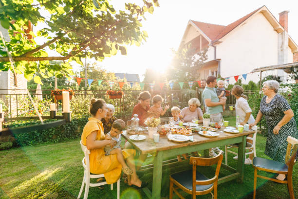 istock An outdoors family party 1296195261