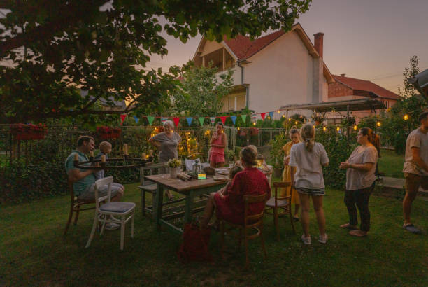 istock An outdoors family party 1296195308