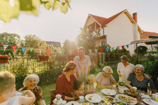 istock An outdoors family party 1296195362