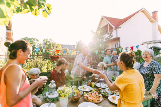 istock An outdoors family party 1296195423