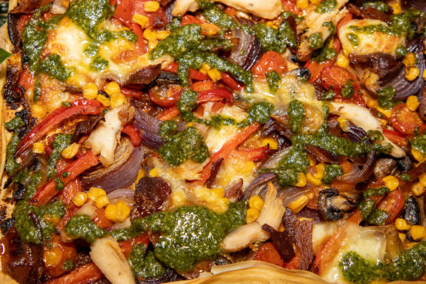 istock A delicious Roasted Vegetables Filo Pizza 1296195481