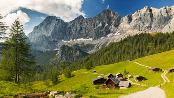 istock Mountain village close to Dachstein, Austria 1296199388