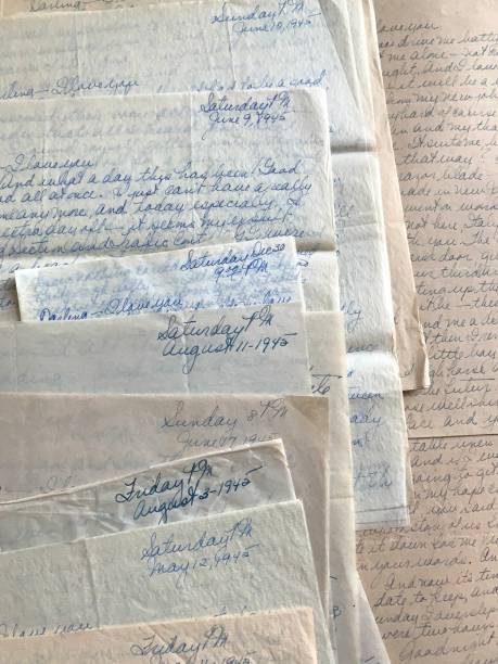 istock Collection of Love Letters from WWII 1296202503