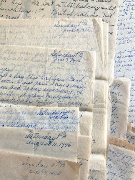 istock Collection of Love Letters from WWII 1296202515