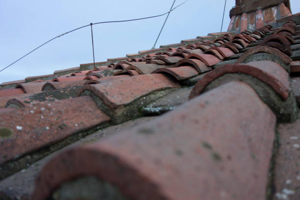 istock brick roof tiles of a roof 1296202565