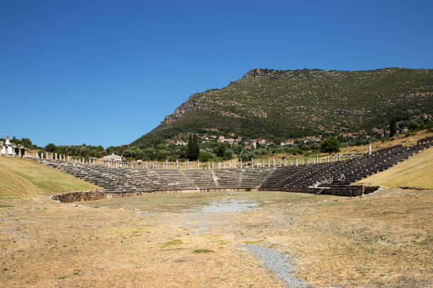 istock Ancient Messene city ruins of stadium 1296204126