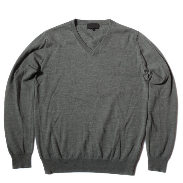 istock Extrafine merino wool jumper on white background 1296210991