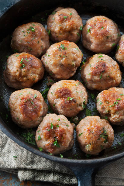 istock Italian Style Turkey Meatballs 1296211045