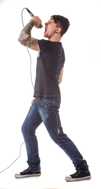 istock Soloist of the rock. 1296212529