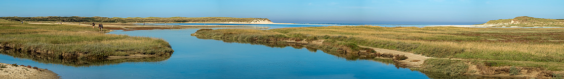 Panorama of part of Sylt island called \