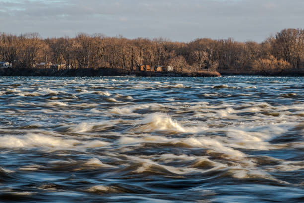 istock Winter view of St. Lawrence river 1296227646