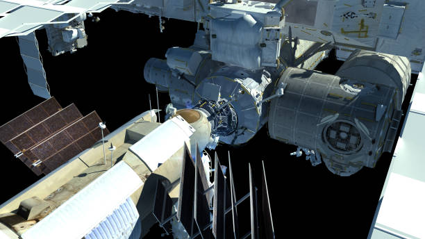 istock International Space Station Close-up 1296227743