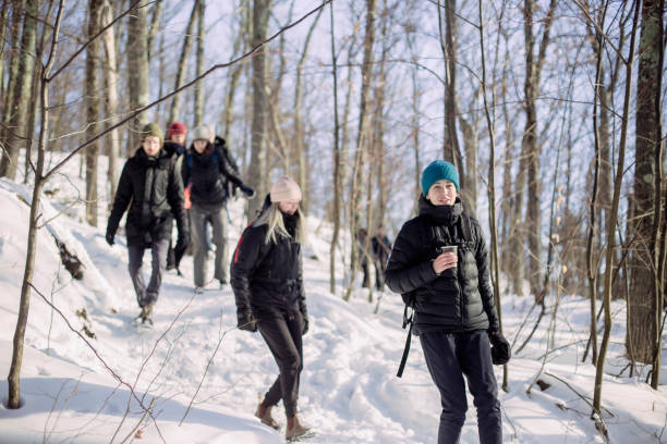 istock Hiking during winter season 1296231096