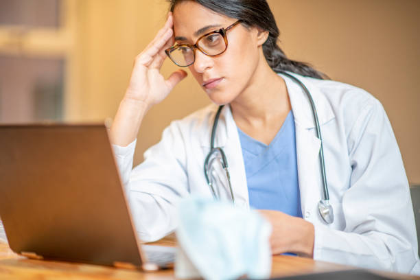 istock Doctors feel mentally burnt out too! 1296239125