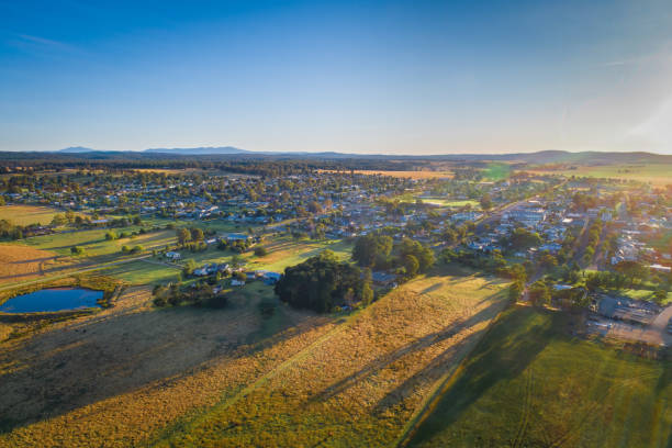 istock Orbost township at sunset in Victoria, Australia 1296242001