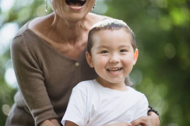 istock Adorable little boy with grandma 1296244797