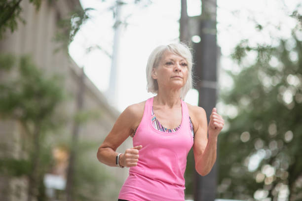 istock Jogging around the city 1296247223