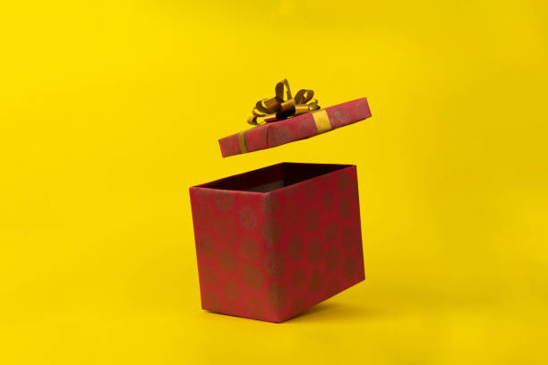 istock abstract present gift box float in the air for the holiday 1296253773