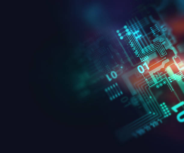 istock 3d rendering  of Abstract futuristic blue circuit board and cpu 1296262223
