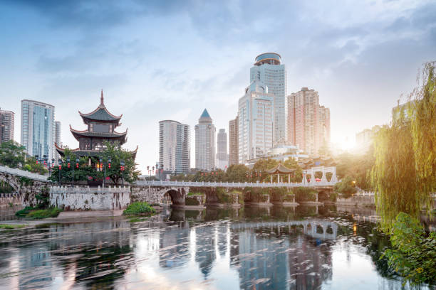 istock Guiyang's Famous Ancient Architectural Landscape 1296266379